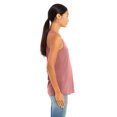 thumbnail image 3 of Bella Ladies Flowy Racerback Tank, XS, Mauve, 3 of 3