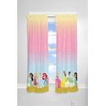 thumbnail image 1 of Rideaux obscurcissants Princess "Princess Party" ensemble de 2, 1 of 2