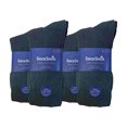 thumbnail image 2 of 12 Pairs Mens Non Elastic Ribbed Wide Top 100% Cotton Socks | Sock Snob, 2 of 2