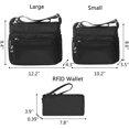 thumbnail image 2 of Sac Compact à Bandoulière, Sac Cartable Parfait pour Femme, Sac Fourre-Tout Léger en Nylon pour Femmes, 2 of 7