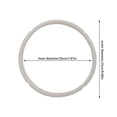 thumbnail image 2 of Universal Pressure Cooker Sealing Ring 2L 8L Silicone Rubber Gasket Pad Accessory For High Pressure Cookers Pressure Cooker Air Fryer Combo Cooking Utensils Set with Holder Stand Food Cooker for Truck, 2 of 3