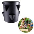 thumbnail image 4 of Strawberry Planters Outdoor Garden Planting Pots With 6 Side Grow Pockets, 4 of 5