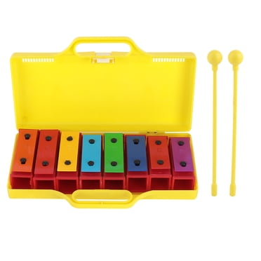 Xylophone pour Enfants, Jouet Musical en Métal ABS Glockenspiel Instruments de Percussion Professionnels pour Débutants pour Enfants
