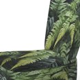 thumbnail image 4 of Designart "Dynamic Ferns Green and Black Contrast II" Green Ferns Upholstered Accent Chair - Modern Arm Chair For Bedroom, 4 of 7