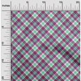 thumbnail image 2 of oneOone Rayon Dark Magenta Fabric Check Sewing Craft Projects Fabric Prints By Yard 56 Inch Wide, 2 of 4
