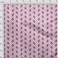 thumbnail image 4 of oneOone Cotton Flex Pink Salmon Fabric Floral Craft Projects Decor Fabric Printed By The Yard 40 Inch Wide, 4 of 5