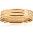thumbnail image 1 of High Polished Mens Wedding Ring Solid 10K Yellow Gold, 1 of 4