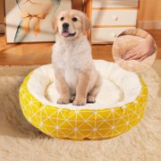 EGNMCR Dog Bed, Cat Bed, Pet House Pet Mat Pet Dog Bed Dog Kennel Mat Round Warm Four Seasons Universal Cat bed