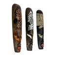 thumbnail image 2 of Set Of 3 African Wildlife Wooden Wall Masks, 2 of 6