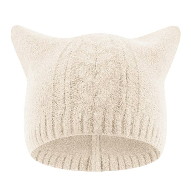 Plush Balls Ears Decor Fleece Lining Solid Color Ear Protection Baby Beanie Winter Infant Cartoon Shape Bucket Hat Scarf Cap