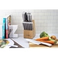thumbnail image 5 of Sabatier 15-Piece Textured Grip Stainless Steel Knife Block Set, 5 of 5