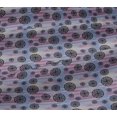 thumbnail image 5 of oneOone Cotton Jersey Blue Fabric Abstracts Sewing Material Print Fabric By The Yard 58 Inch Wide, 5 of 5