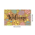 thumbnail image 3 of TIMIFIS Polyester Fiber Carpet, Easter Welcome Doormat Indoor Easter Doormat Easter Eggs Outdoor Mat Non Slip Front Porch Rug for Home Entrance Decoration Home Decor, 3 of 6