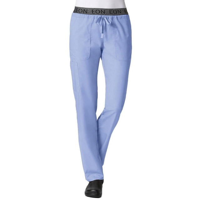 EON Women's COOLMAX Logo Elastic Drawstring Waistband Scrub Pant
