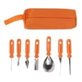 thumbnail image 2 of Pumpkin Carving Knife, Exquisite Workmanship Handmade Halloween Pumpkin Carving Tools Stainless Steel DIY With Storage Bag For Kids For Home, 2 of 8