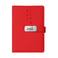 thumbnail image 3 of GUOOL Diary with Lock PU Leather Personal Locking Journal for Home Business Adults Red, 3 of 9