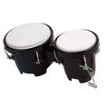 thumbnail image 1 of HILABEE 4" 5" Bongo Percussion Drum Set Tuning Drum Montessori Percussion Instrument for Black, 1 of 9