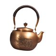 thumbnail image 4 of veasfak Copper Teapot Anti Scalding Handle Hot Water Kettle for Tea Household Coffee Tree Pattern, 4 of 9