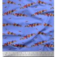 thumbnail image 1 of Soimoi Rayon Fabric Colorful Bird Decor Fabric Printed Yard 56 Inch Wide, 1 of 3