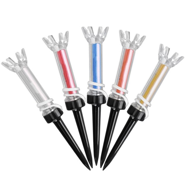 5Pcs Tees Magnétiques Stables, Tees Multicolores, Club pour les Débutants de Golfeurs