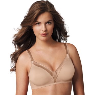 Playtex Womens 18 Hour Sensationally Sleek Wirefree Bra - Best-Seller, 38C