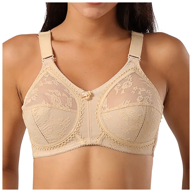 Soutien-gorge Couvrant pour Femmes, Soutien-Gorge Convertible à Encolure en V, Style de Soutien-Gorge Doux W-846 Kaki 80c