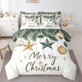 thumbnail image 1 of Merry Christmas 7 Pieces Full Comforter Set,Rustic Christmas Tree Bed in a Bag Comforter & Sheet Set All Season,Christmas Tree Stars Bedding Sets with Comforter,Sheets,Pillowcases & Shams, 1 of 5