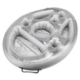 thumbnail image 3 of Floating Drink Holder, Lightweight Pool Drink Holder Floats Good Stability Portable Wide Applications  For Swimming Pool Party Silver, 3 of 8