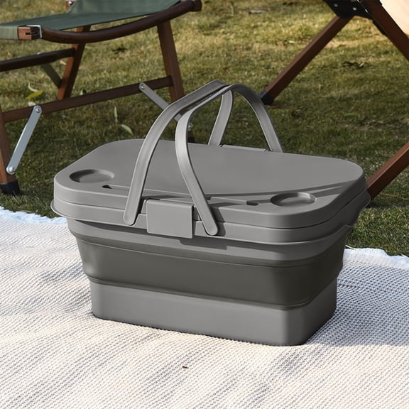 Boîte de Rangement Multifonctionnelle Pliable en Matériau Hydrofuge à Grande Capacité Pouvant Se Transformer en Poignée Dissimulée Portable pour Table en Quelques Secondes