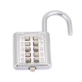 thumbnail image 2 of Qiilu Sturdy Combination Padlock, Combination Lock, For Cupboard Luggage Lockers Suitcase, 2 of 8