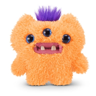 Fuggler Baby Fuggs 3.5-inch Series 4 (Reek-O - orange) by ZURU, Funny Ugly Monster Plush Toy