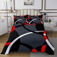 thumbnail image 1 of Erosebridal Spiral Geometric Coverlet Set King, Circle Abstract Bedding Set, Futuristic Room Decor, 3pcs, 1 of 5