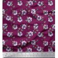 thumbnail image 1 of Soimoi Poly Georgette Fabric Dot,Butterfly & Floral Print Fabric by Yard 52 Inch Wide, 1 of 3