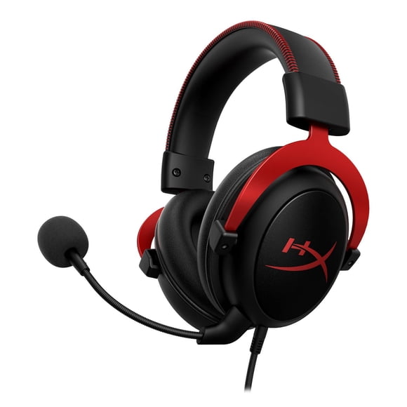 HyperX Cloud II – Casque de jeu pour PC, PS5 / PS4. Équipé d’un son surround virtuel 7.1 et d’un boîtier de commande audio USB