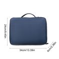 thumbnail image 4 of Wzzjkit Tablet Sleeve Bag with Multilayer Design for Efficient Storage Compact, Electronics Organizer Tablet Bag for Business Travel, Lightweight Tablet Sleeve for Men and Women, 4 of 7