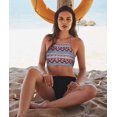 thumbnail image 3 of Charmo Womens Halter Bikini Swimsuits High Neck Two Piece Bathing Suit, 3 of 7