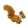 thumbnail image 2 of Plush Squirrel Ornament 12cm Holiday Party Plush Doll Simulation Squirrel Model brown, 2 of 9