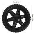 thumbnail image 2 of OULII Shopping Carts Spare Wheels 2Pcs Pressure Resistant Plastic Black, 2 of 8