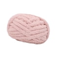 thumbnail image 2 of Luzkey Chunky Wool Yarn Jumbo Yarn Washable Hand Knitting DIY Weight Yarn Bulky Yarn for Tapestry Bed Fence Throw Rug Making Light Pink, 2 of 8