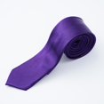 thumbnail image 4 of Cravate Homme Mince Classique Noire Mariage Cravate Garçons --us Rapide Mince Uni G3S1, 4 of 9