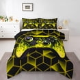 thumbnail image 1 of SUTENGDA Modern Black Blue Gaming Joystick Comforters & Duvets  Queen, 1 of 6