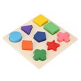 thumbnail image 4 of Building Block, Early Learning Toy Wooden Shapes Puzzles Boards For Preschool Kids Wooden Toddler Puzzles Boards Wooden Puzzles  For Children For Toddlers, 4 of 8