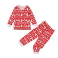 thumbnail image 2 of Pjs pour Adolescentes Tenue Parent-Enfant Costumes de Noël Patchwork à Carreaux Imprimés Vêtements de Maison Col Rond Manches Longues Pyjamas Ensemble Deux Pièces Enfants Assortis Pyjamas de Noël en Liquidation, 2 of 9