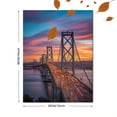 thumbnail image 3 of Qisvanset Sunset Landscape Canvas Print 12x16 Inch Home Wall Decor, 3 of 8