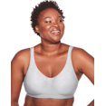 thumbnail image 1 of Bali Womens Comfort Revolution Smart Size Wirefree Bra, L, Crystal Grey Aztec, 1 of 1