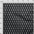 thumbnail image 2 of oneOone Cotton Silk Black Fabric Geometric Line Ikat Craft Projects Decor Fabric Printed By The Yard 42 Inch Wide, 2 of 4
