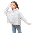 thumbnail image 1 of Dealovy Girls Hoodies Sweatshirts Long Sleeve Summer Sun Protection Jackets Full Zip Color Block Baby Clothes, 1 of 6