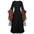 thumbnail image 3 of Babysbule Robe pour Femmes Liquidation Robe Vintage Classique Médiévale Longueur au Sol Renaissance Gothique à Manches Longues, 3 of 4