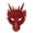 Red, variant on Greyghost 4D Dragon Mask Half Face Mask For Adult Kids Teens,Halloween Costume Party Cosplay Party Decoration