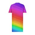 thumbnail image 5 of LSLJS Plus Size Dress For Women V Neck Summer Robes Décontractées avec Poches Knee Short Sleeve, 5 of 5